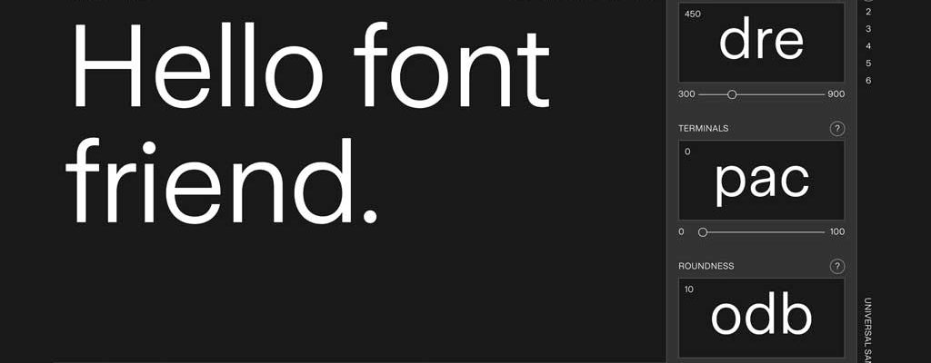 font-variabili